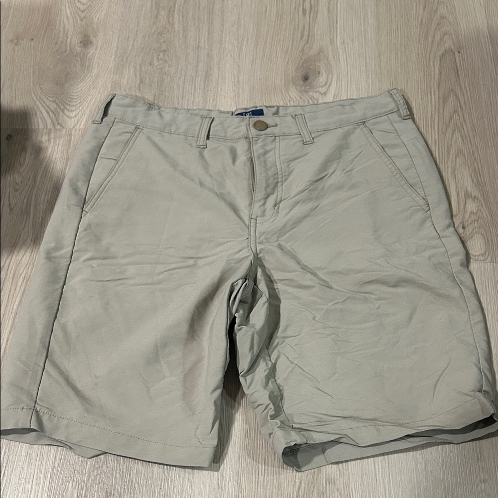 George Men's Light Gray Flat Front Shorts